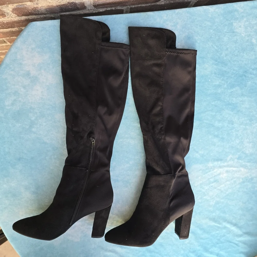 Zigi Soho Over The Knee Boots Black Sz 10M